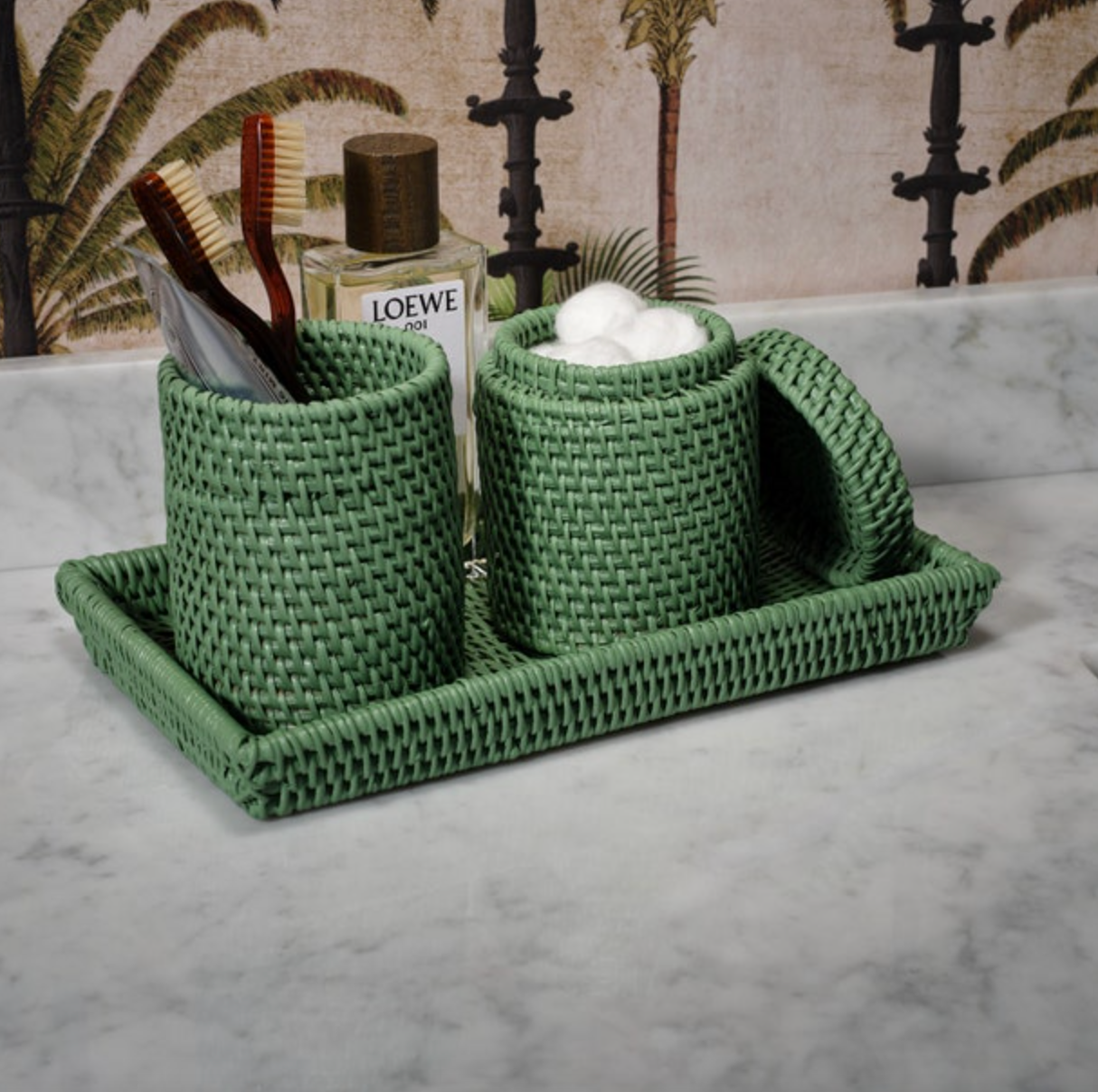 Dalton Nested Trays Moss Green- Set/2