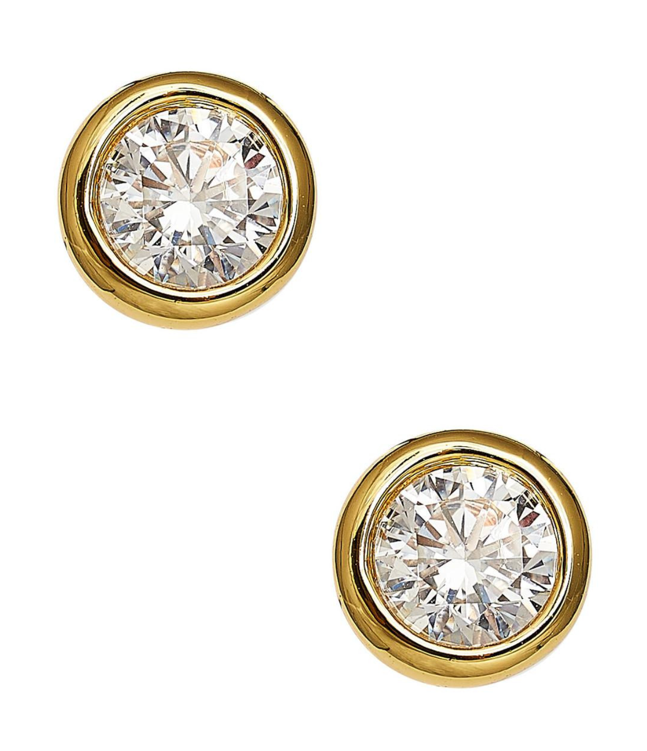 LISI LERCH Baby Bezel Stud Gold