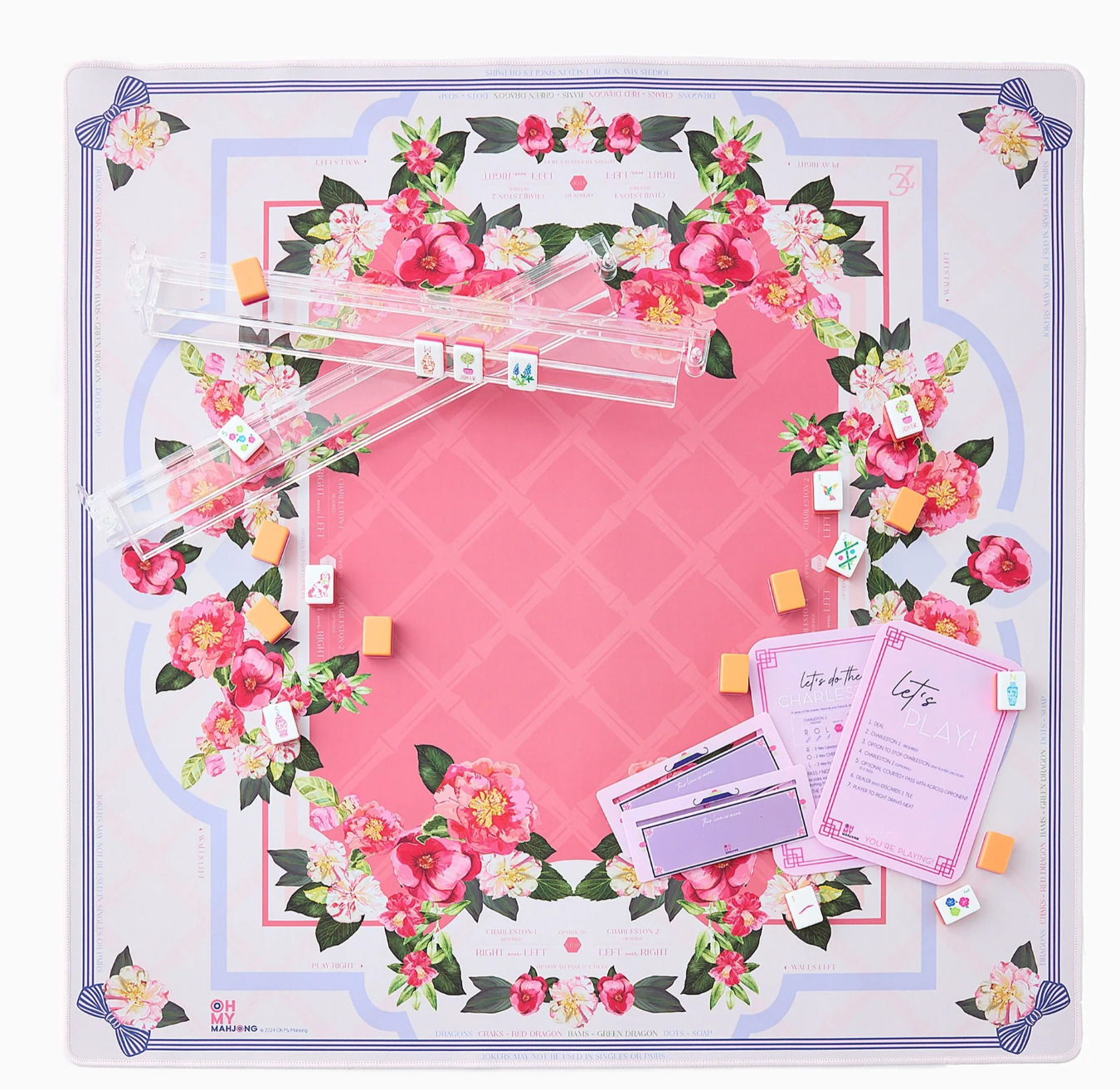 OH MY MAHJONG Camellia Mat