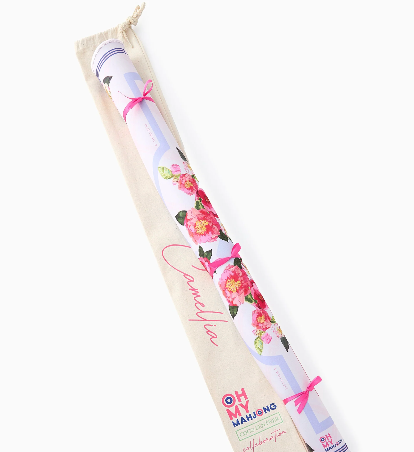 OH MY MAHJONG Camellia Mat