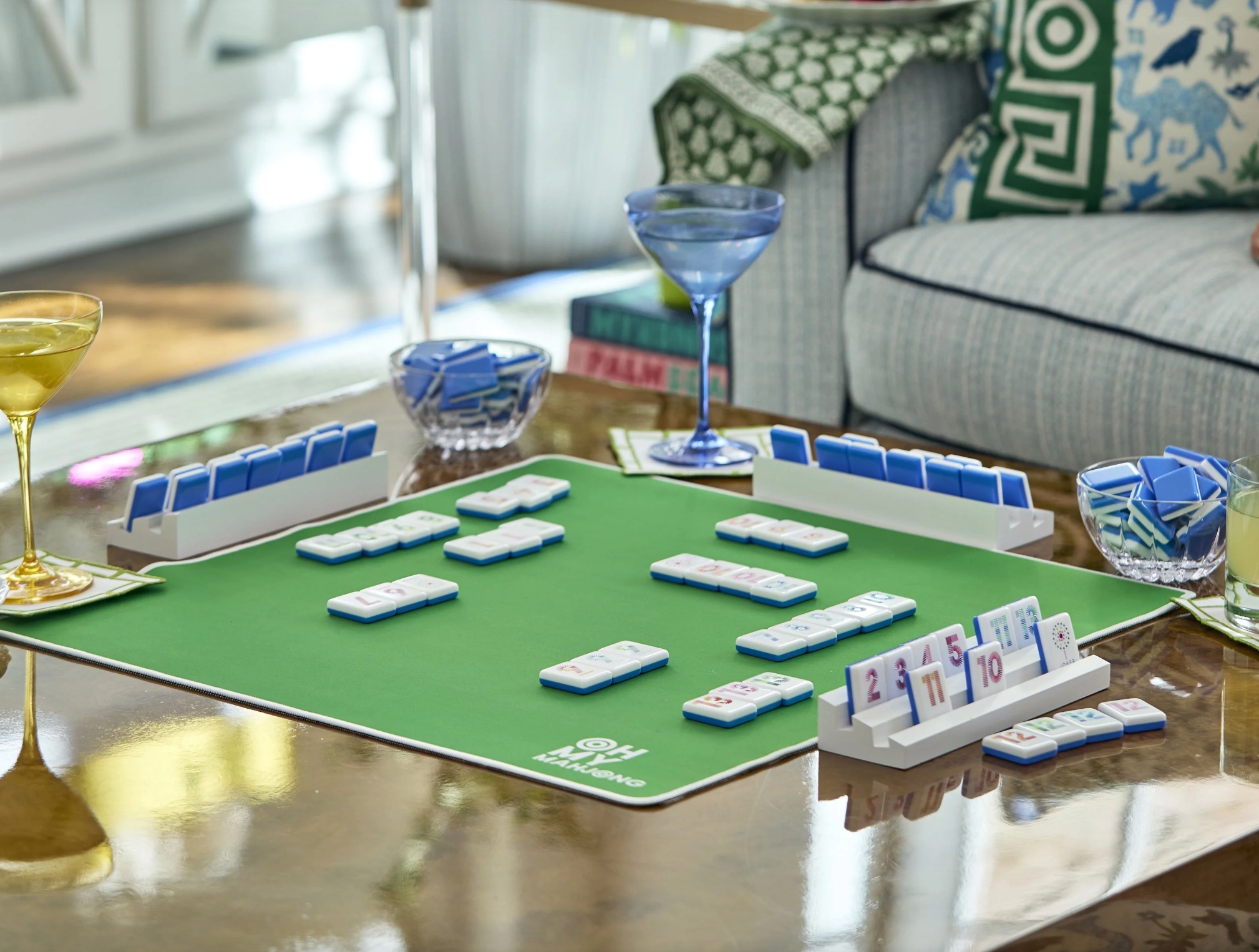 OH MY MAHJONG Cerulean Oh My Rummi