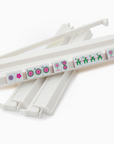 OH MY MAHJONG White Acrylic Rack & Pusher Set