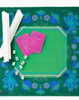 OH MY MAHJONG White Acrylic Rack & Pusher Set