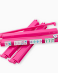 OH MY MAHJONG Hot Pink Acrylic Rack & Pusher Set