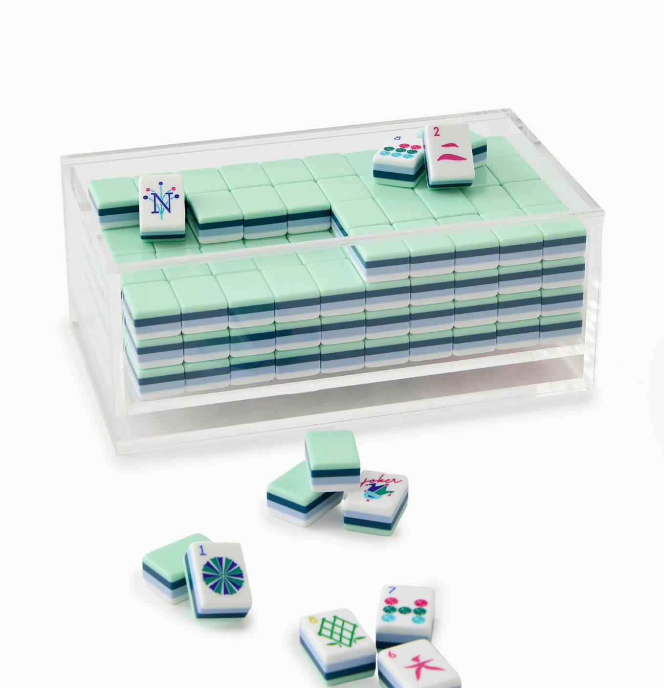 OH MY MAHJONG Acrylic Tile Storage Box