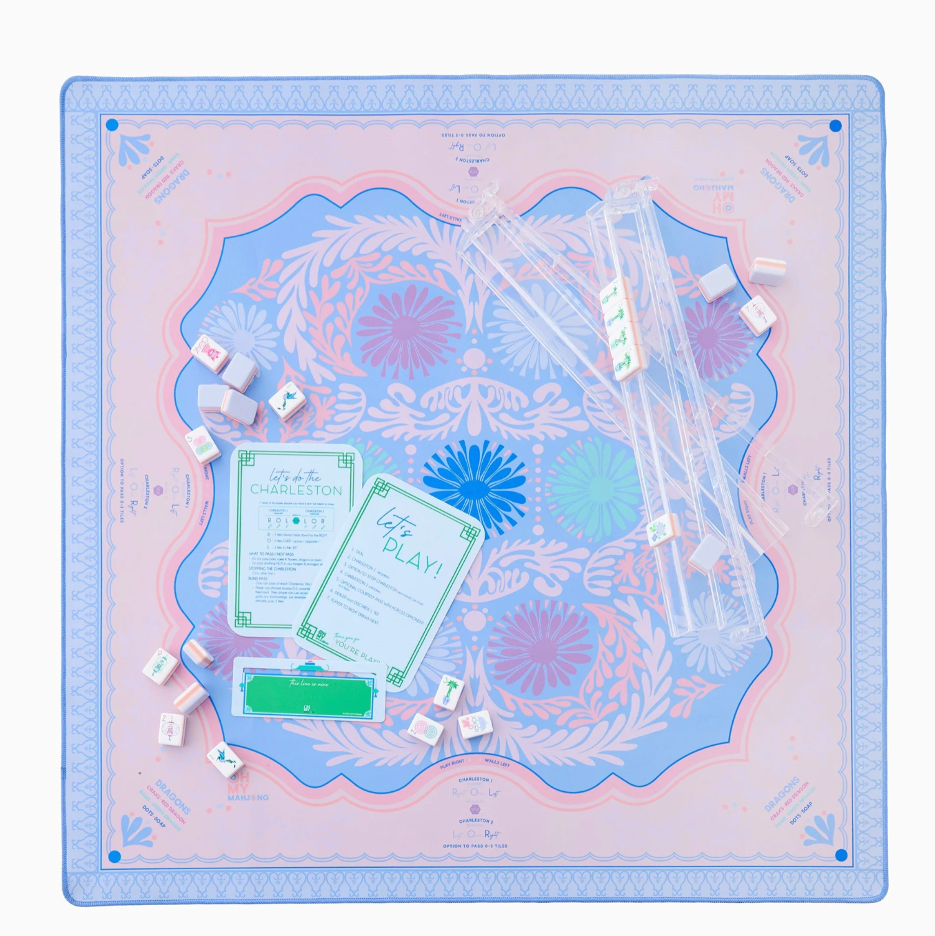 OH MY MAHJONG Peri-twinkle Mat
