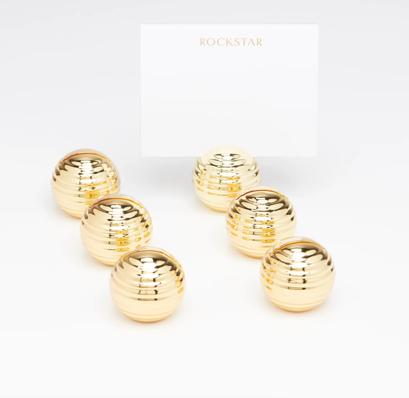 Goldie Place Card Holder- Set/6