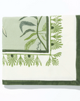MAISON VENU Tulleries Evergreen Tablecloth 108" Round