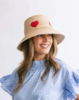 SUNSHINE TIENDA Heart Bucket Hat