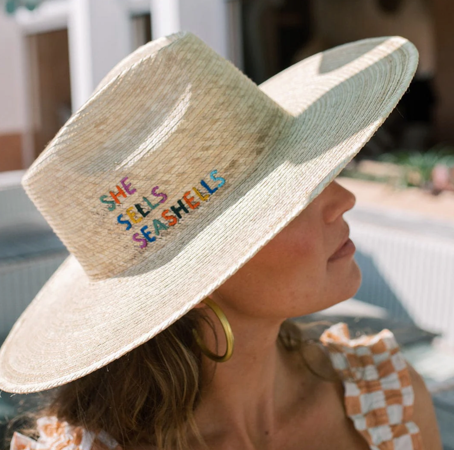 SUNSHINE TIENDA She Sells Seashells Hat