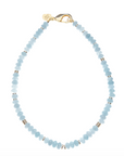 JANE WIN Gumdrop Necklace Sky Blue Jade