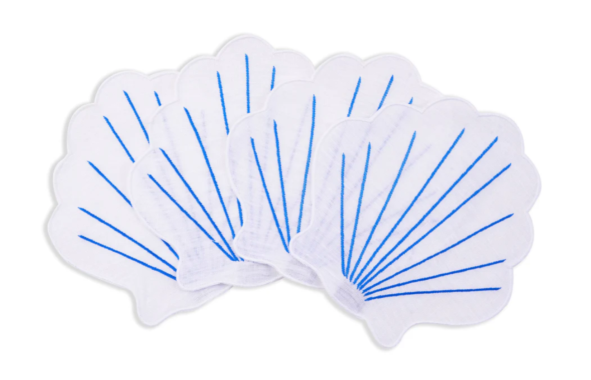 Coquilles Cocktail Napkins- Set/4