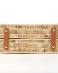 Margo Wicker Handbag Camel