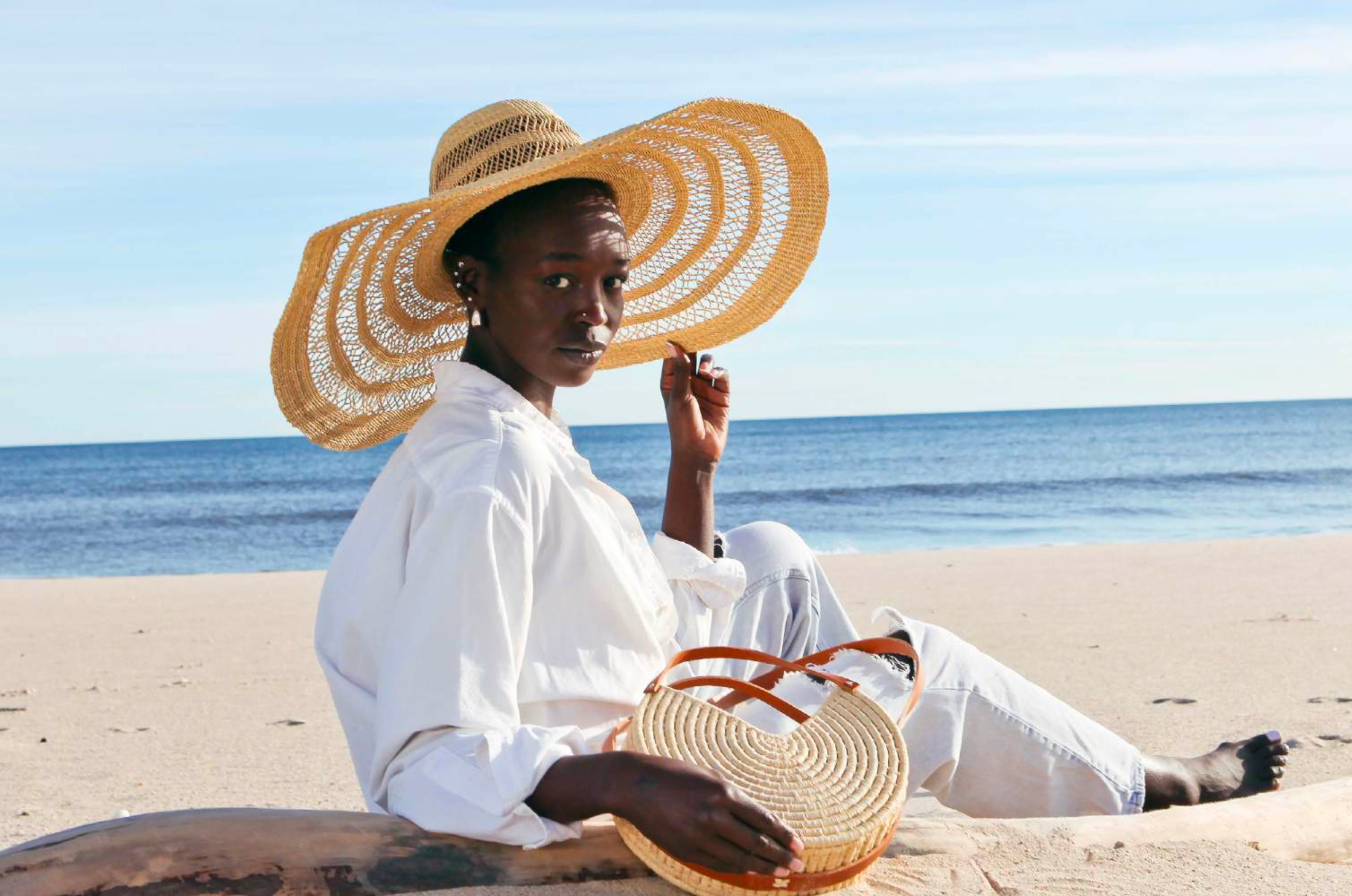 INDEGO AFRICA Kuma Oversized Sun Hat