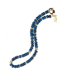JANE WIN Gumdrop Beaded Necklace Lapis
