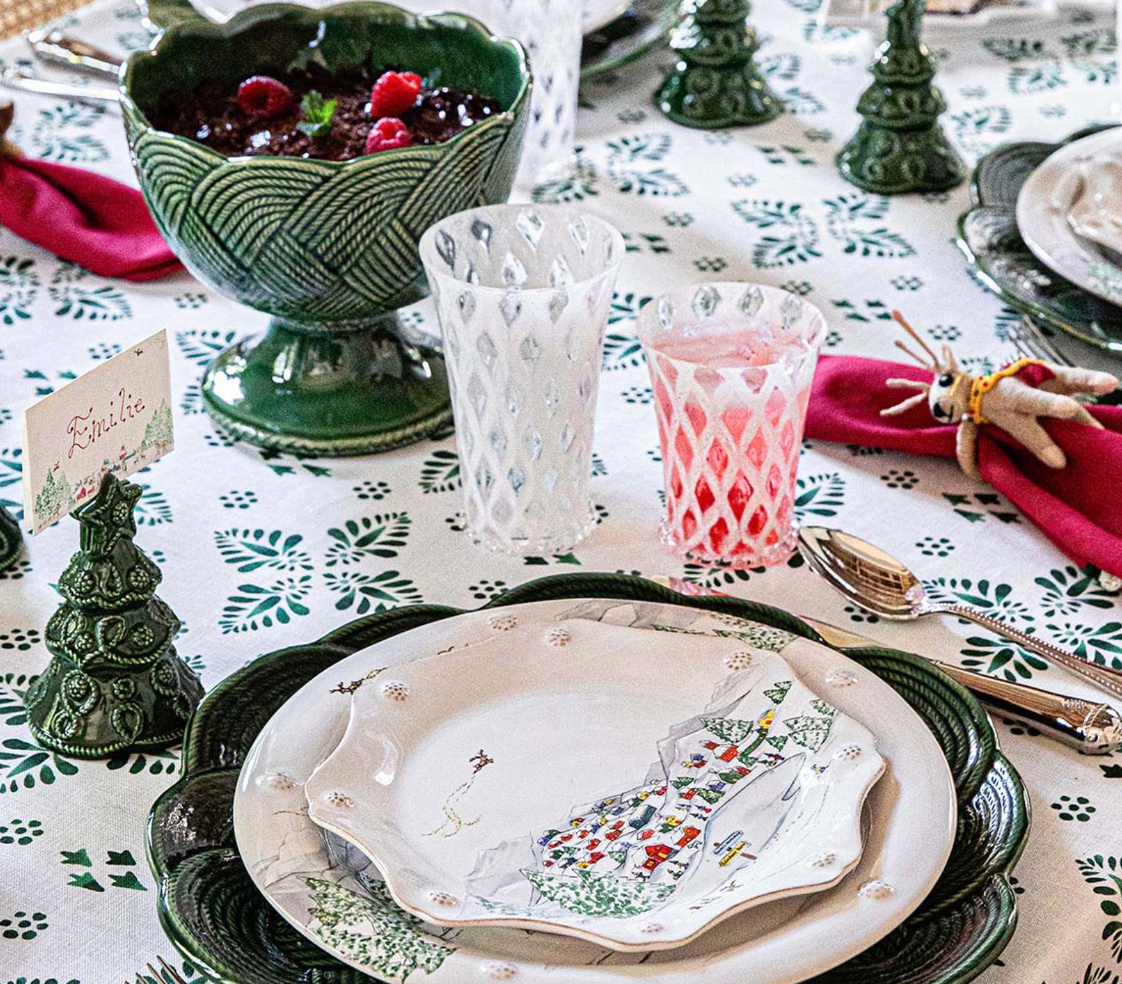 JULISKA Le Panier Mystic Knot Charger/Platter Basil