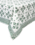JULISKA Iberian Border Tablecloth Evergreen
