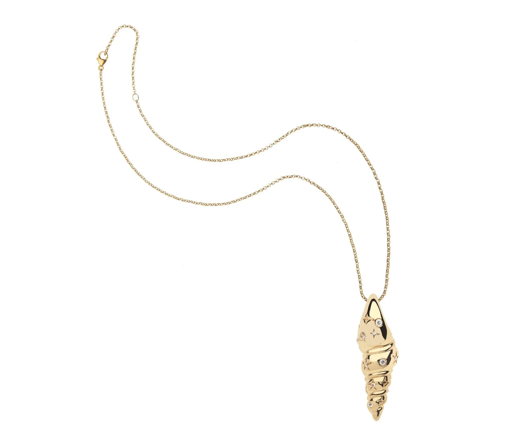 JANE WIN Strong Into The Mystic Pendant w/ Rolo Chain