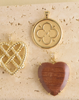 JANE WIN Love In A Knot Pendant w/ Rolo Chain