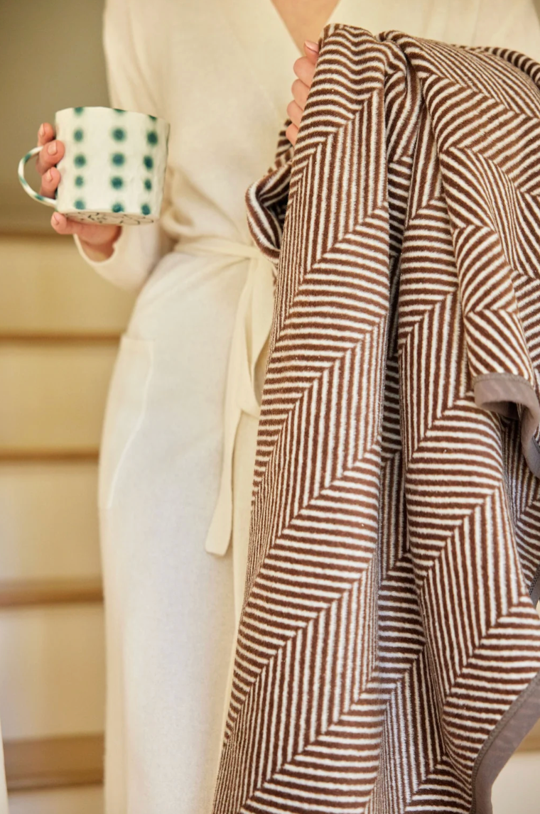 CHAPPY WRAP Harborview Herringbone Chocolate Original