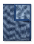 CHAPPY WRAP Harborview Herringbone Navy Original