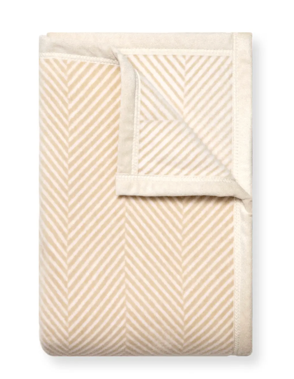 CHAPPY WRAP Herringbone Cream Midi