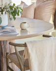CHAPPY WRAP Herringbone Cream Midi