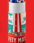 The Lighthouse Small Cylinders Safety Matches