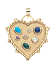JANE WIN LOVE Treasure Trove Heart Pendant on Long Link Box Chain