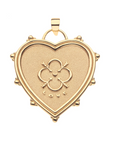JANE WIN LOVE Treasure Trove Heart Pendant on Long Link Box Chain