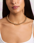 JANE WIN Sun Reflection Beaded Necklace