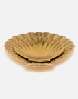 Arista Gold Clam Shell Brass Set/2