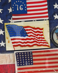 Betsy Ross American Flag Glass Tray
