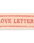 Fancy Love Letters Glass Tray