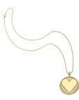 JANE WIN Hearts Find Me Pendant on Adjustable Rolo Chain