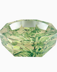 Palm Patch Octagon Acrylic Bowl
