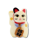 Hand-painted Maneki-Neko Cat Claw Hair Clip