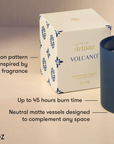 Volcano Terrazza Velluto Boxed Tumbler Candle