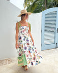 PROSPERINA Aurea Midi Dress Bloom Service
