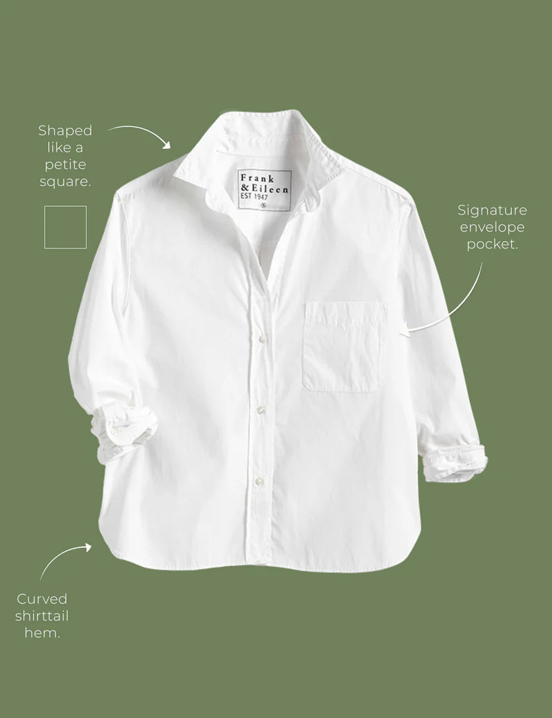 FRANK & EILEEN Silvio Button Up White