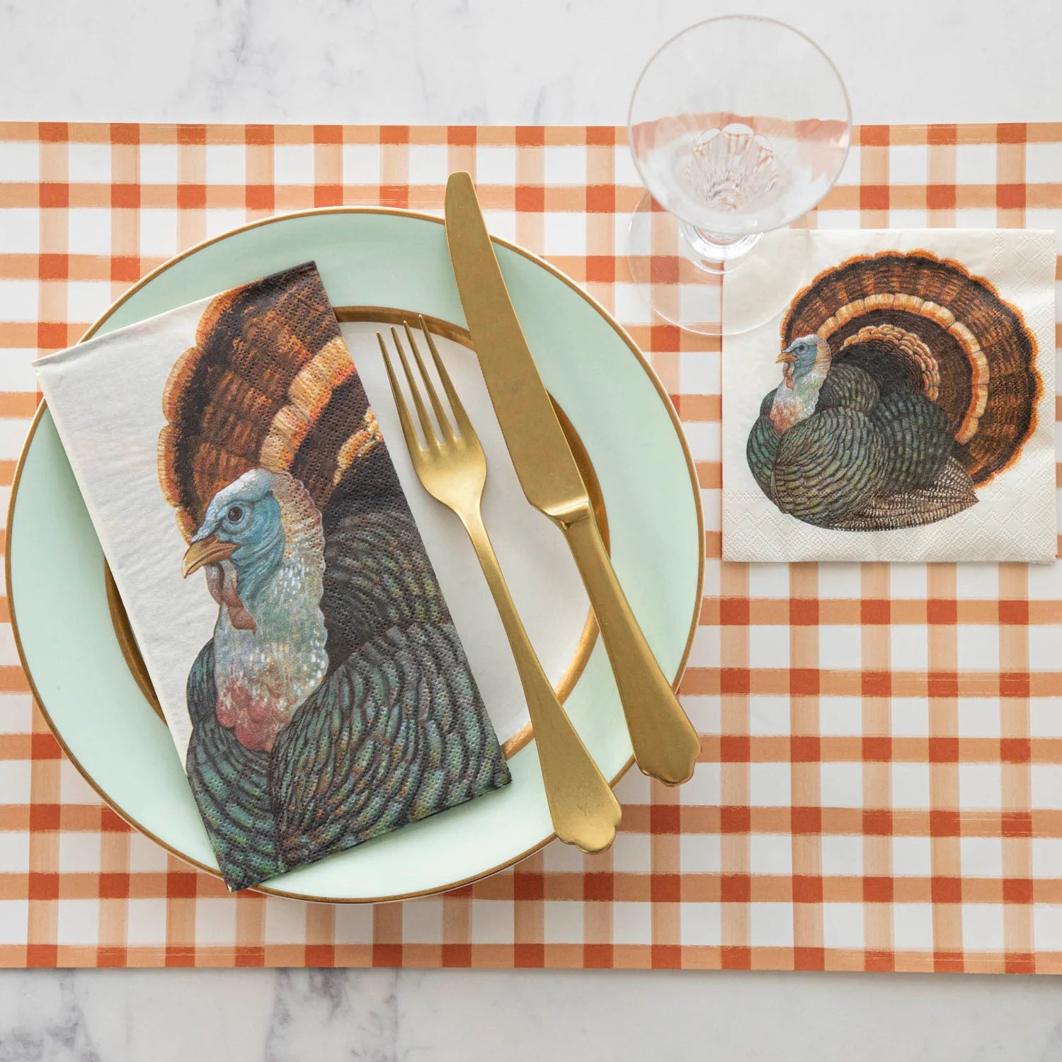 Heritage Turkey Guest Napkin-Set/16