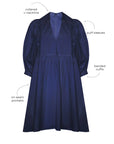 HUNTER BELL Noah Dress Navy