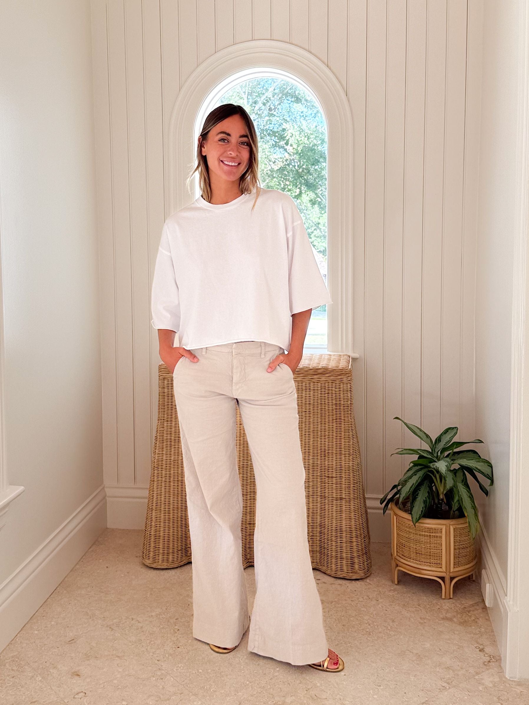 FRANK & EILEEN Presley Oversized Tee White – Matilda's Life Style