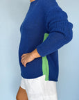 HIHO Julie Sweater True Blue/Zephyr Green