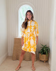 FITZROY & WILLA Russell Mini Dress Sunshine Big Ikat