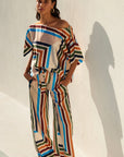 FINAL SALE MISA Telka Top San Miguel Stripe