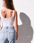 BOOB-EEZ Devon Crop Top White