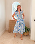 LOLA AUSTRALIA Daisy Boo Midi Dress Julie Grey