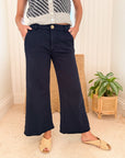 FRANK & EILEEN Riley Wide Leg Sweatpant Classic Navy