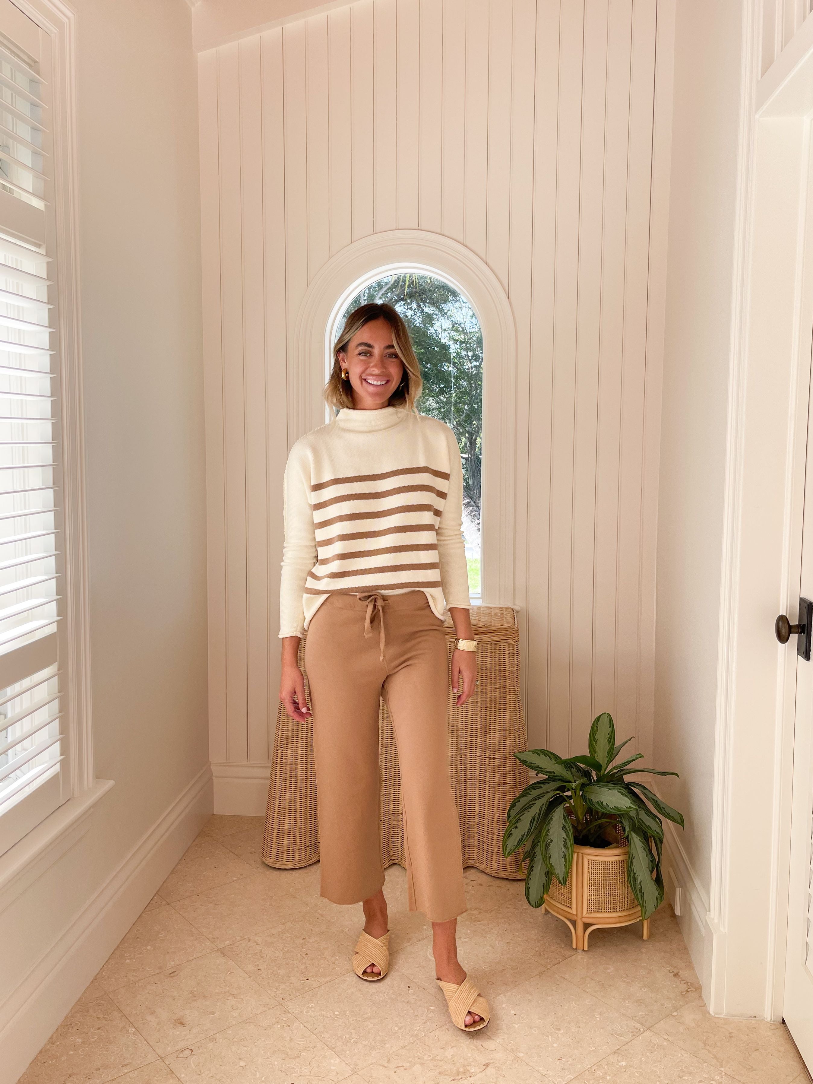 FRANK & EILEEN Catherine Sweatpant Camel